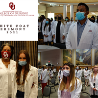 OU College of Nursing holds White Coat Ceremony for Class of 2022