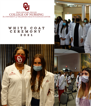 OU College of Nursing holds White Coat Ceremony for Class of 2022