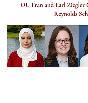 Reynolds Predoctoral Scholarship Recipients conducting research into health care of older adults