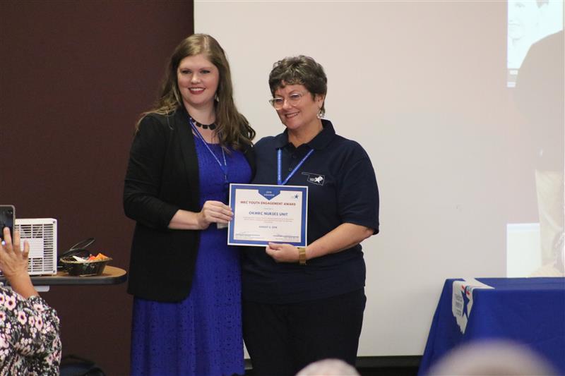 Nursing Faculty Stein Accepts 2018 OKMRC Youth Engagement Award